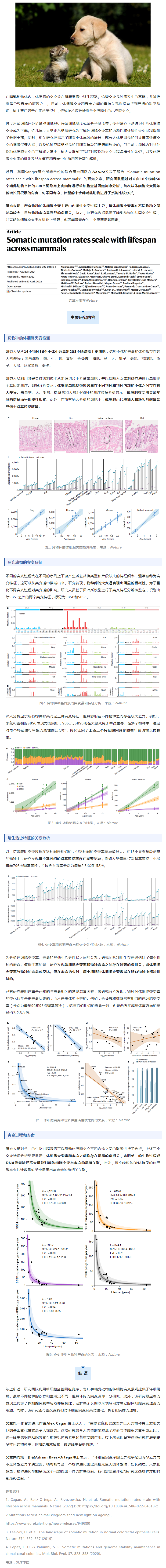 Nature _ 為何動(dòng)物的壽命差異那么大？跨物種單細(xì)胞測(cè)序揭示長(zhǎng)壽密碼
