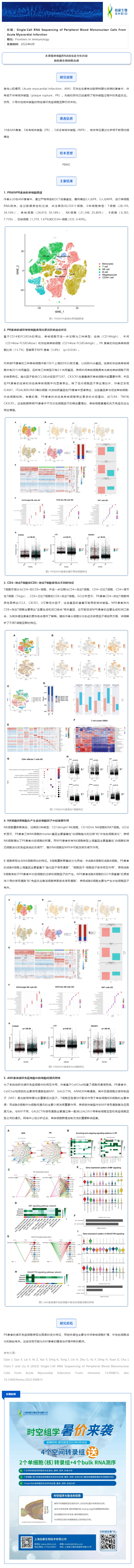 項(xiàng)目文章_單細(xì)胞 RNA 測(cè)序揭示急性心肌梗死的循環(huán)免疫圖譜