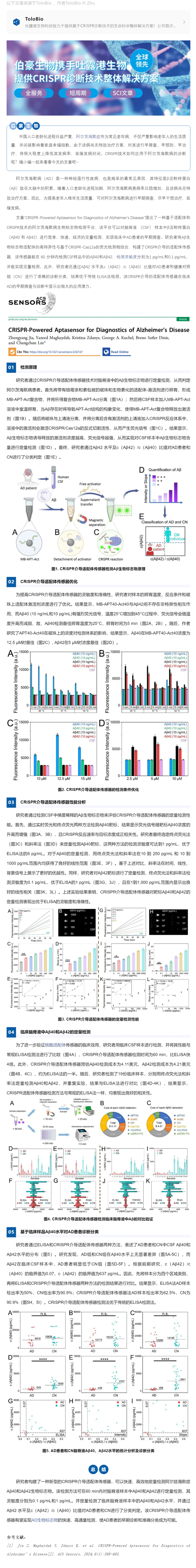 CRISPR 智庫 _ CRISPR 介導(dǎo)適配體傳感器如何助力阿爾茨海默病診斷？