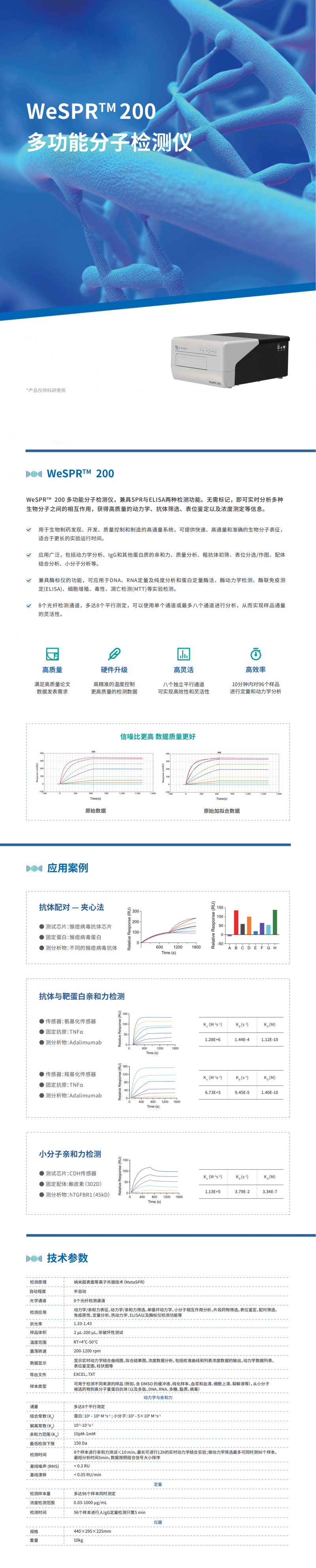 J10020-B-C WeSPR 200 多功能分子檢測(cè)儀