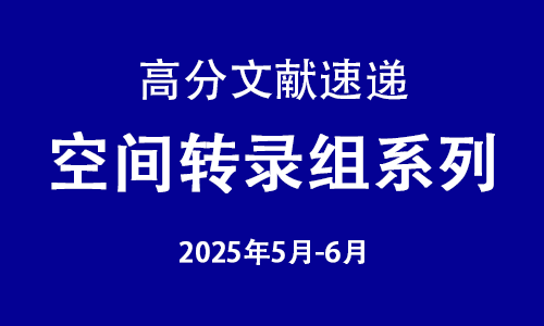 高分文獻速遞 | 空間轉(zhuǎn)錄組系列（5- 6 月）