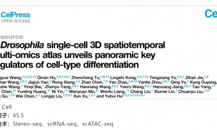 文獻解讀 | 果蠅單細胞三維時空多組學圖譜揭示了細胞類型分化的全景關鍵調節(jié)因子