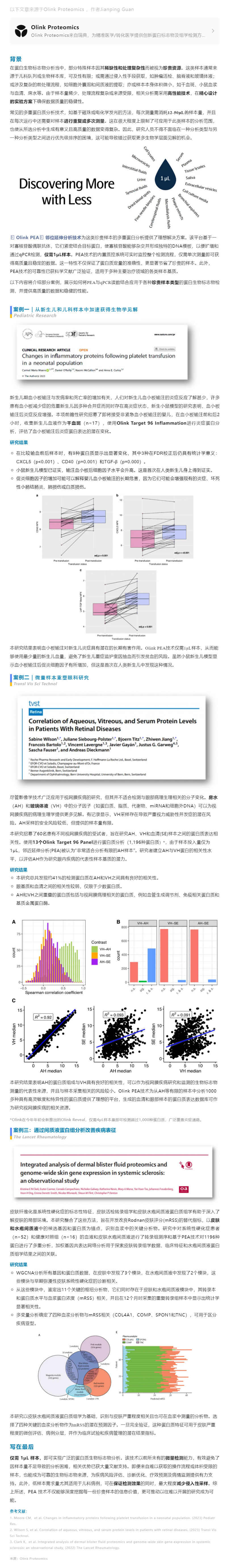 “微”樣探秘 |Olink PEA 技術助您開啟「以少博多」的蛋白洞察之旅